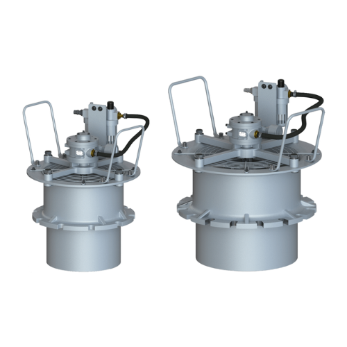 Air driven gas freeing fans